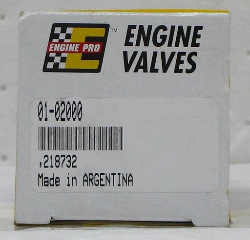[01-02000ENG] Cylinder Head Intake Valve Compatible With : 1997-2009 LS4 Aluminum Block, G (LS1) S (LS6) (LS2 Vortec)